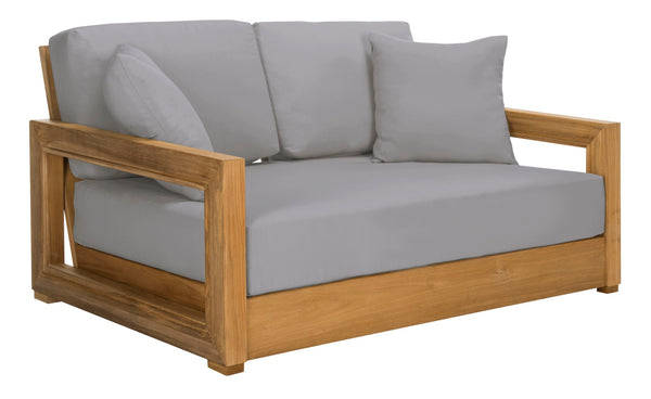 Safavieh Montford Teak 2-Seat Bench Casing CPT1003C-CASING