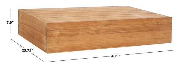 Safavieh Kauai Brazilian Teak Coffee Table CPT1042A