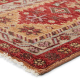 Jaipur Living Kyrie Hand-Knotted Floral Red/ Yellow Runner Rug (3'X12')