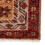 Jaipur Living Kyrie Hand-Knotted Floral Red/ Yellow Runner Rug (3'X12')