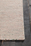 Chandra Rugs Crest 100% Wool Hand-Woven Flatweave Rug Beige/Brown 9' x 13'
