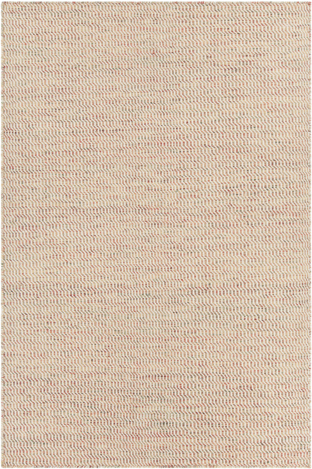 Chandra Rugs Crest 100% Wool Hand-Woven Flatweave Rug Beige/Brown 9' x 13'