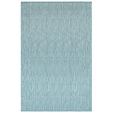 Carmel Texture Stripe Casual Indoor/Outdoor Power Loomed 87% Polypropylene/13% Polyester Rug