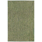 Trans-Ocean Liora Manne Carmel Texture Stripe Casual Indoor/Outdoor Power Loomed 87% Polypropylene/13% Polyester Rug Green 7'10" x 9'10"
