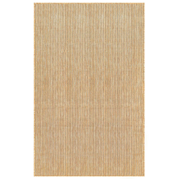 Trans-Ocean Liora Manne Carmel Texture Stripe Casual Indoor/Outdoor Power Loomed 87% Polypropylene/13% Polyester Rug Sand 7'10" x 9'10"