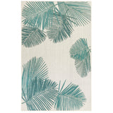Carmel Palm Casual Indoor/Outdoor Power Loomed 87% Polypropylene/13% Polyester Rug