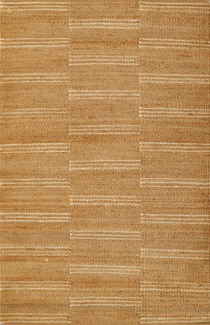 Momeni Erin Gates Crescent CRE-1 Hand Woven Contemporary Striped Indoor Area Rug Natural 10' x 14' CRESCCRE-1NATA0E0