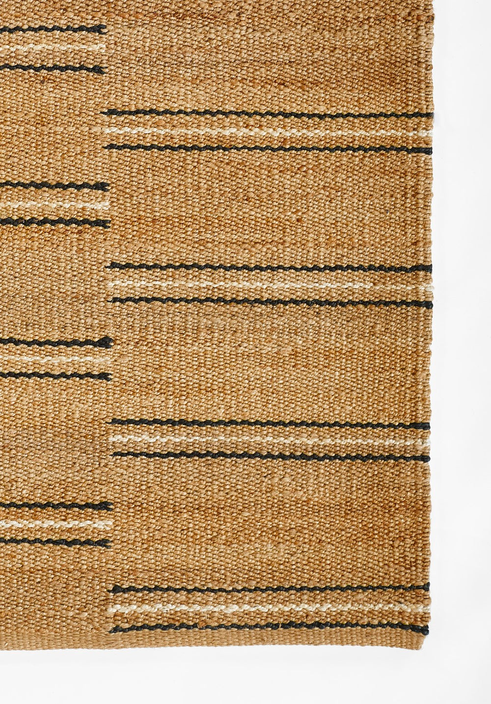 Momeni Erin Gates Crescent CRE-2 Hand Woven Contemporary Striped Indoor Area Rug Natural 10' x 14' CRESCCRE-2NATA0E0