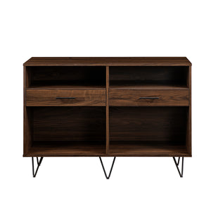Walker Edison Croft Modern/Contemporary Hairpin Leg 2 Drawer Entry Console CRFL3KDW