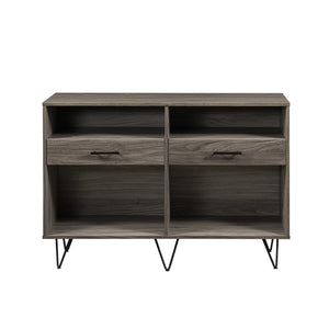 Walker Edison Croft Modern/Contemporary Hairpin Leg 2 Drawer Entry Console CRFL3KSG