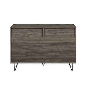 Walker Edison Croft Modern/Contemporary Hairpin Leg 2 Drawer Entry Console CRFL3KSG