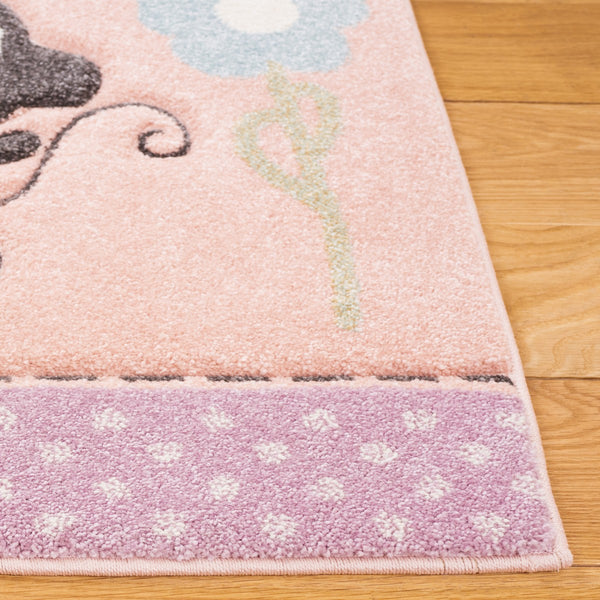 Safavieh Carousel Kids 120 Power Loomed Kids Rug Blush Pink 8' x 10'
