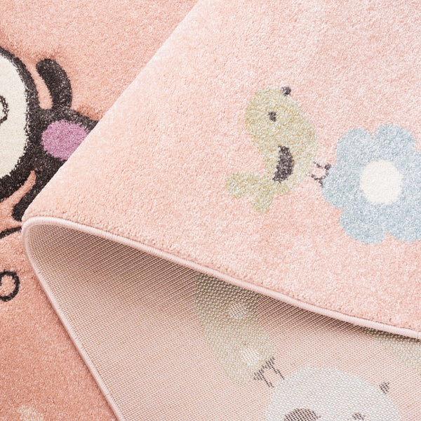 Safavieh Carousel Kids 120 Power Loomed Kids Rug Blush Pink 8' x 10'