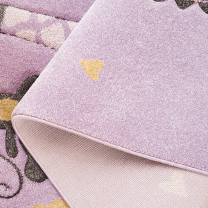 Safavieh Carousel Kids 120 Power Loomed Kids Rug Purple 8' x 10'