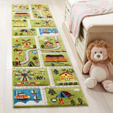 Safavieh Carousel Kids 197 Power Loomed 100% Polypropylene Kids Rug CRK197Y-9