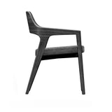 Beau Visitor Chair in Dark Gray with Seat in Charcoal - Set of 2