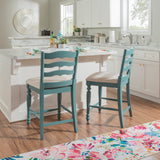 Marino 24 in Antique Blue Counter Stool