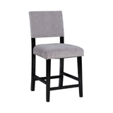 Corey Dark Gray Washed Velvet Counter Stool