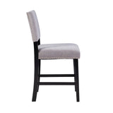 Corey Dark Gray Washed Velvet Counter Stool