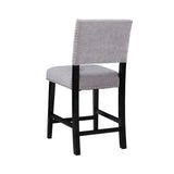 Corey Dark Gray Washed Velvet Counter Stool