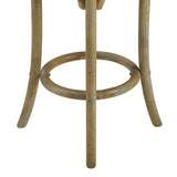 Rae Rattan Seat Backless Counter Stool