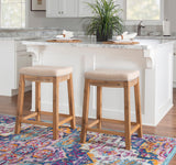 CLARIDGE ACACIA WOOD COUNTER STOOL