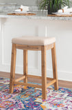 CLARIDGE ACACIA WOOD COUNTER STOOL