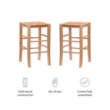 Gianna Backless Counter Stool Natural Set of 2