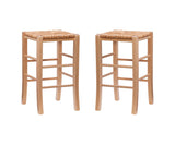 Gianna Backless Counter Stool Natural Set of 2