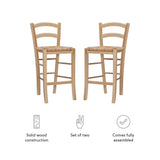 Emilo Counter Stool Natural Set of 2