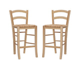 Emilo Counter Stool Natural Set of 2