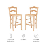 Filomena Counter Stool Natural Set of 2