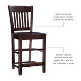 Herbert Counter Stool Brown - Set of Two