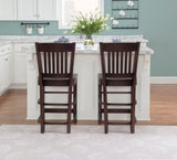 Herbert Counter Stool Brown - Set of Two