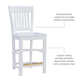 Herbert Counter Stool White- Set of Two