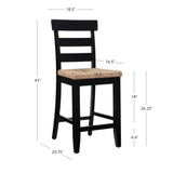 Eliza Counter Stool Black