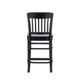 Kyrie Counter Stool Black Set Of 2
