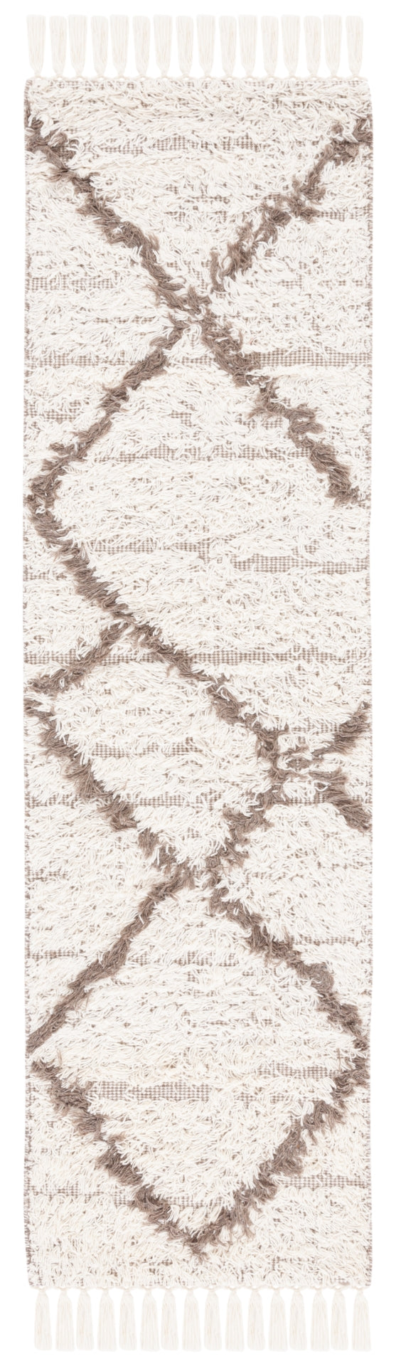 Casablanca 277 Hand Woven 100% Wool Pile  Rug Ivory / Taupe 100% Wool Pile CSB277A-28