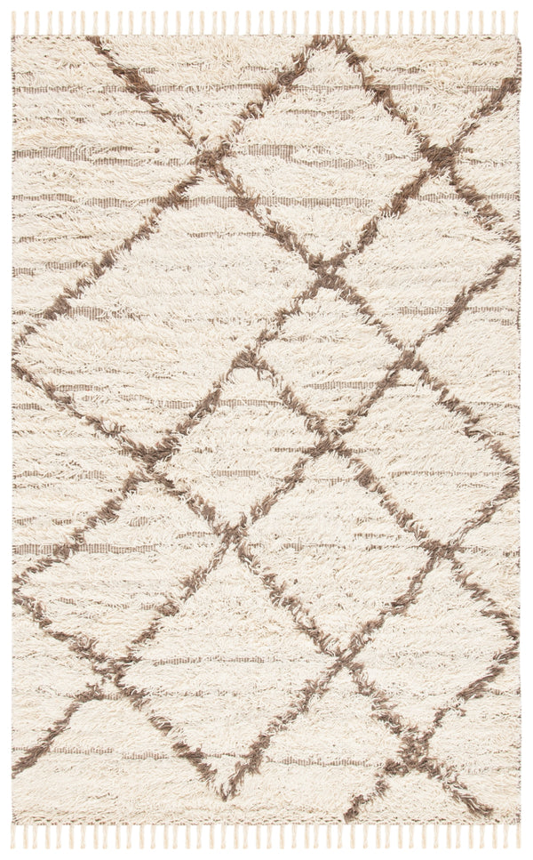 Casablanca 277 Hand Woven 100% Wool Pile  Rug Ivory / Taupe 100% Wool Pile CSB277A-5