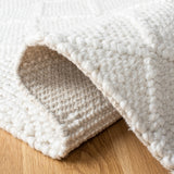 Casablanca 278 Hand Woven 80% Pet Yarn, 20% Cotton  Rug Ivory 80% Pet Yarn, 20% Cotton CSB278A-5