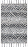 Casablanca 401 Hand Knotted 75% Wool 25% Viscose Bohemian Rug Charcoal 75% Wool 25% Viscose CSB401H-4