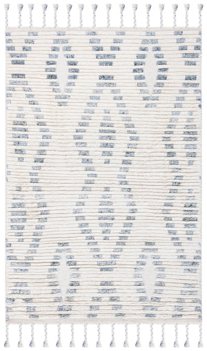 Casablanca 406 Hand Knotted 80% Wool 20% Viscose Bohemian Rug Grey / Ivory 80% Wool 20% Viscose CSB406A-4