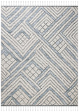 Casablanca 409 Hand Knotted 80% Wool 20% Viscose Bohemian Rug Grey / Ivory 80% Wool 20% Viscose CSB409A-8