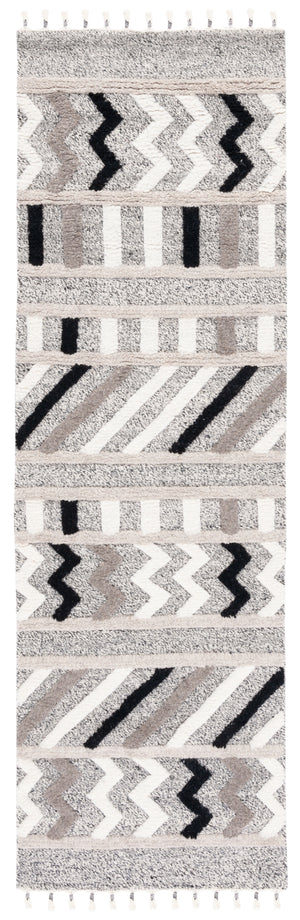 Casablanca 526 Bohemian Hand Knotted 100% Wool Rug - Luxurious Texture with Stylish Tassels
