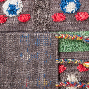 Casablanca 576 With Tassel Handloomed 80% Wool, 20% Cotton Bohemian Rug Blue / Green 80% WOOL, 20% COTTON CSB576N-5