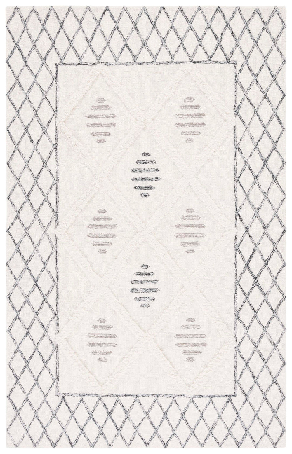 Safavieh Casablanca 990 Hand Tufted 80% Wool/20% Cotton Bohemian Rug CSB990A-8