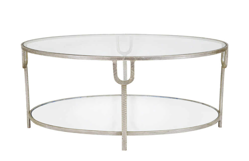 Zeugma CT301 Silver Oval Coffee Table