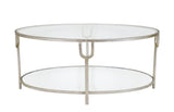 Zeugma CT301 Silver Oval Coffee Table