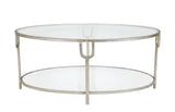 CT301 Silver Oval Coffee Table