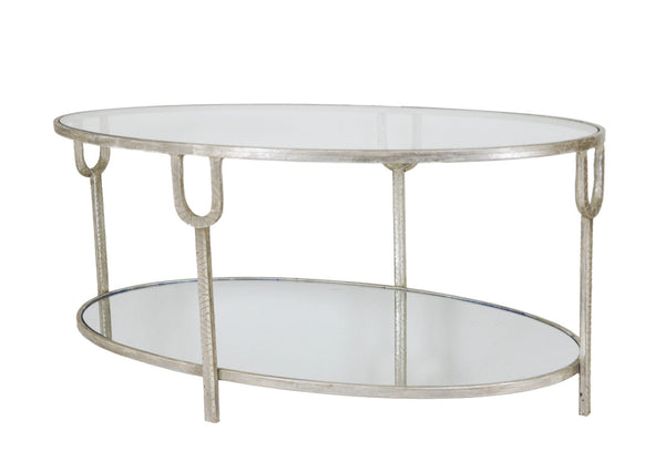 Zeugma CT301 Silver Oval Coffee Table
